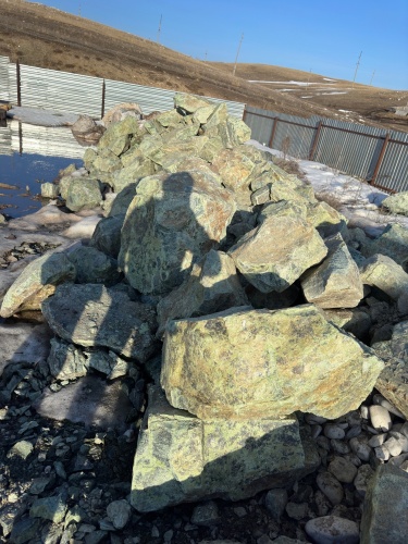 Камни для ландшафтного дизайна зелёные 10-60 килограмм купить в Череповце