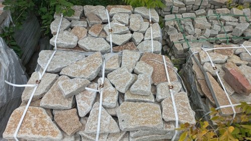 Гранитный плитняк галтованный для парковки купить в Череповце