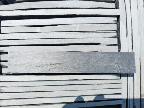 Плитка чёрная из натурального камня фасадная 30 см * 5 см, толщина 7 мм -30 мм купить в Череповце